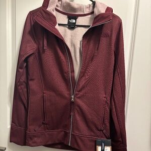 North Face zip up athletic hoodie